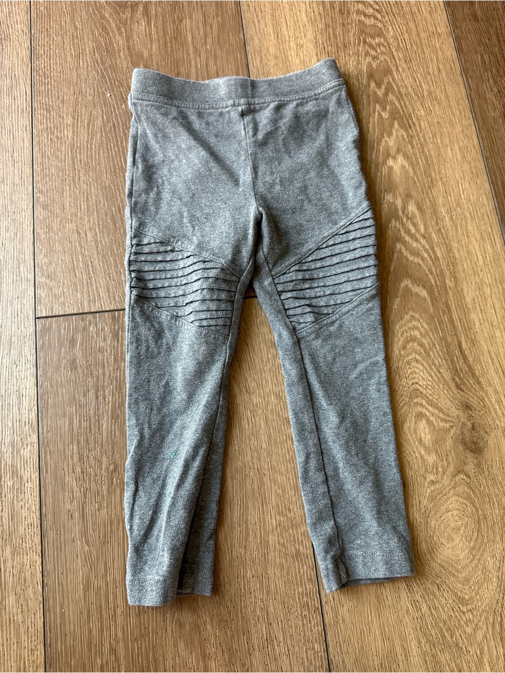 Art Class Gray Ribbed Knee Moto Leggings